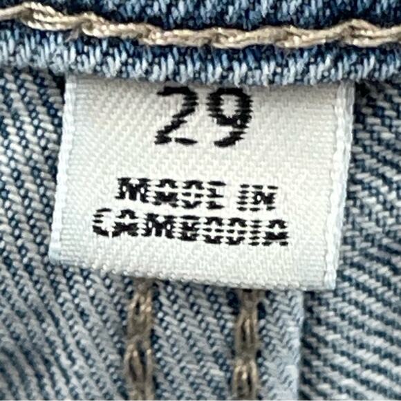 J. Crew Slim Boyfriend Jeans Medium Light Wash Ankle Cropped Boho Preppy Size 29 - Picture 12 of 15